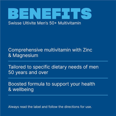 Swisse Men's Multivitamin 50+ 60 Tablets