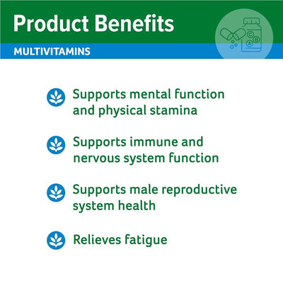 Cenovis Men's Multi + Performance Once Daily Multivitamin 150 Capsules