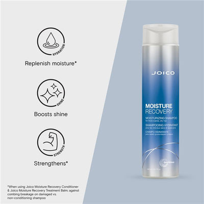 Joico Moisture Recovery Shampoo 300ml - Ultimate Hydration for Dry Hair