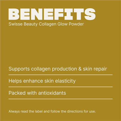 Swisse Beauty Collagen Glow Powder 240g with Vitamin C & E