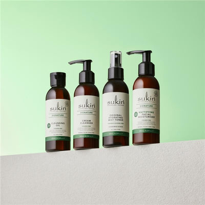 Sukin Signature Cream Cleanser Pump 125ml - Gentle Makeup Remover