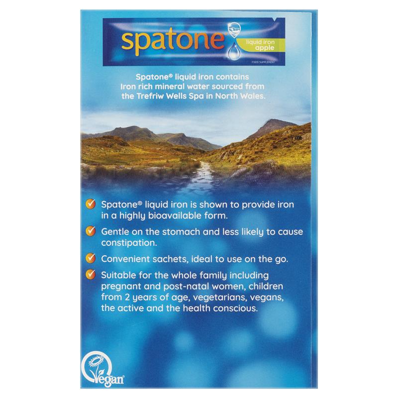 Spatone Liquid Iron Supplement - 28 Apple Flavour Sachets