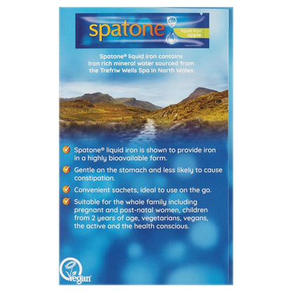 Spatone Liquid Iron Supplement - 28 Apple Flavour Sachets