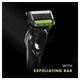 Gillette Labs Exfoliating Razor with Magnetic Stand + 2 Blade Refills - Effortless Shaving – view 4