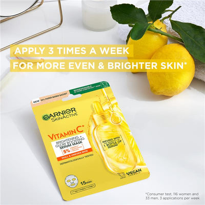 Garnier Hydra Bomb Vitamin C Brightening & Hydrating Sheet Mask - 28g