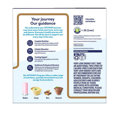 Optifast VLCD Coffee Shake 12 x 53g - Complete Low-Calorie Diet Solution