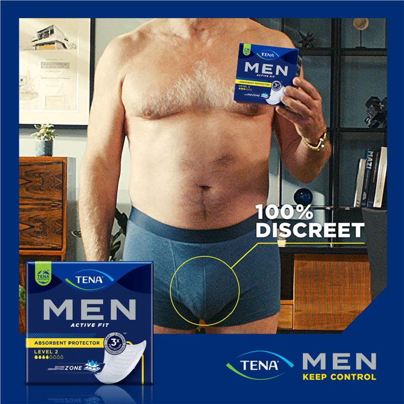 Tena Men’s Incontinence Pads Level 2 – 10 Pants
