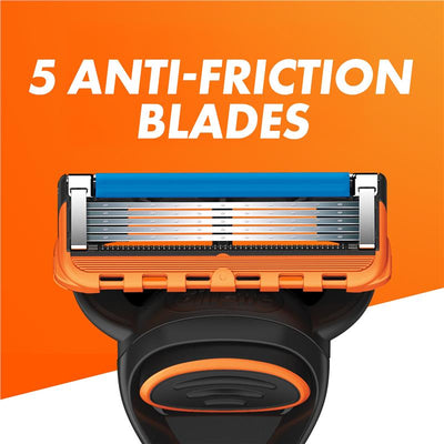 Gillette Fusion5 Power Razor + 2 Blades - Ultimate Shaving Experience