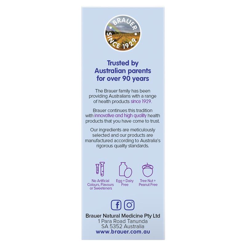 Brauer Immune Defence Probiotic Liquid For Infants 45ml - Supports Gut Health