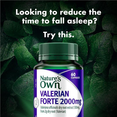 Nature's Own Valerian Sleep Support 2000mg - 60 Capsules