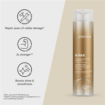 Joico K-PAK Reconstructing Shampoo 300ml - Nourishing Cleanse