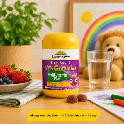 Nature's Way Kids Multi-Vitamin Gummies, 60ct – Growth & Health Support