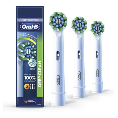 Oral-B Power Toothbrush Deep Clean Refills - White (3 Pack)