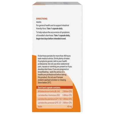 GastroHealth Probiotics 15 Billion CFU, 4 Strains, Prebiotic, 90 Caps