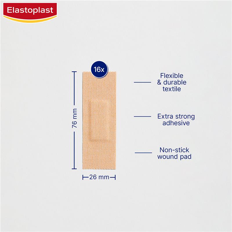 Elastoplast Extra Tough Waterproof Plasters - 16 Pack-Auzzi Store