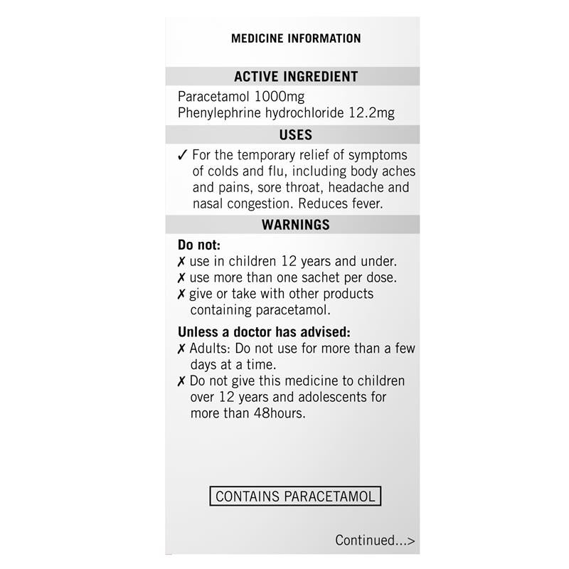 Lemsip Max Decongestant Lemon 10 Sachets - Cold & Flu Relief - Auzzi Store