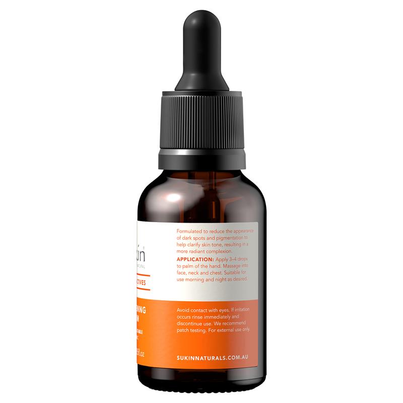 Sukin Natural Actives Brightening Serum with Ultra-stable Vitamin C - 25ml