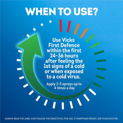 Vicks First Defence Nasal Spray - 15ml for Cold Prevention