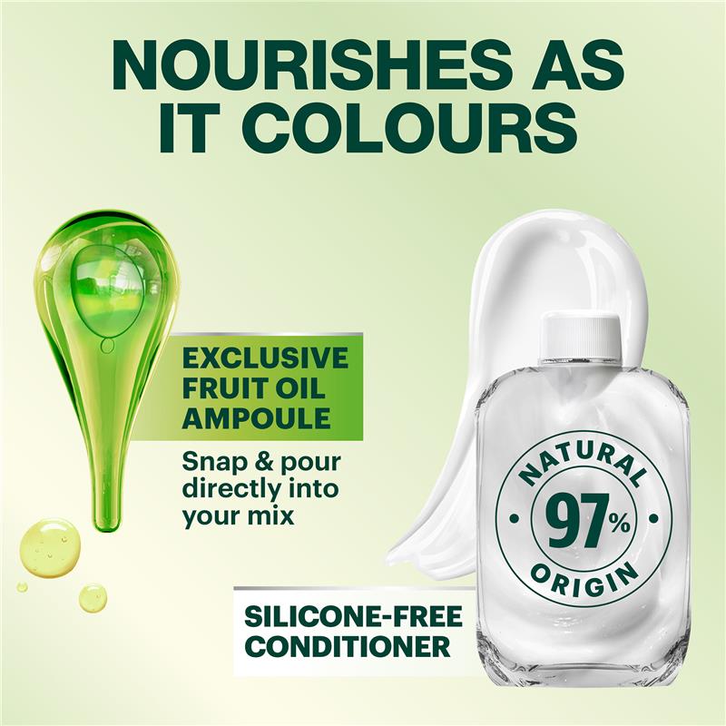 Garnier Nutrisse Permanent Hair Colour - 1 Liquorice Black (Enriched with 4 Natural Oils)-Auzzi Store