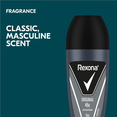 REXONA Men Original Roll-On Deodorant 50ml, 48h Protection