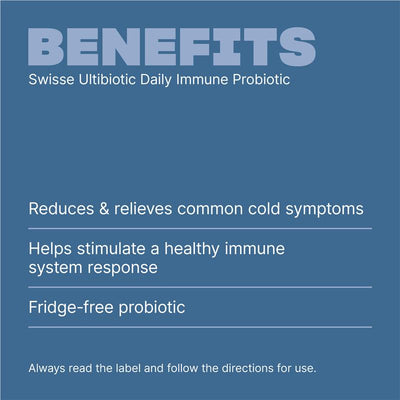 Swisse Ultibiotic Daily Immune Probiotic 30 Vegan Capsules