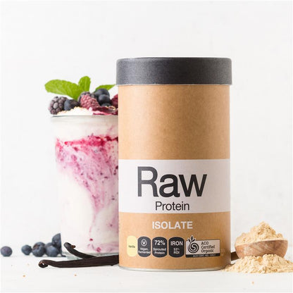 Amazonia RAW Protein Isolate Vanilla 1kg - Natural Muscle Strength Booster-Auzzi Store