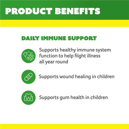 Cenovis Kids Vitamin C Chewable Tablets 250mg Lemonade - 150 Tablets