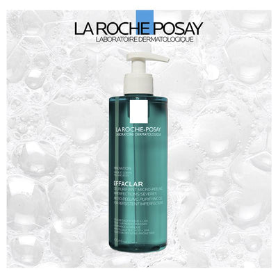 La Roche-Posay Effaclar Micro Peeling Purifying Gel - 400ml for Acne-Prone Skin