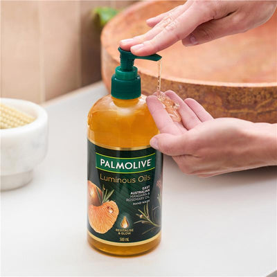 Palmolive Luminous Oils Hand Wash Mandarin & Rosemary Oil 500ml - Luxurious Clean