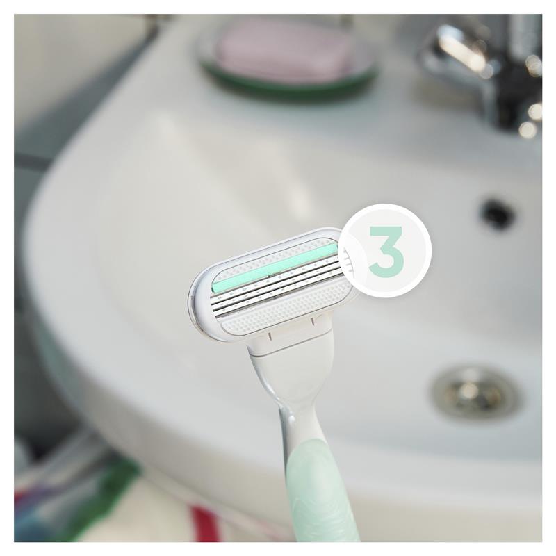Gillette Venus Smooth Sensitive Razor Handle + 2 Refills