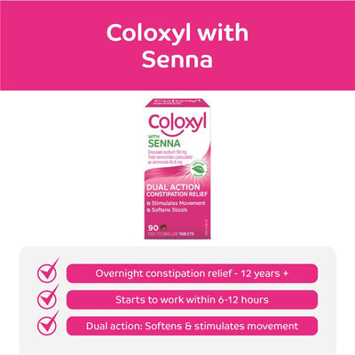Coloxyl & Senna 30 Tablets - Effective Constipation Relief