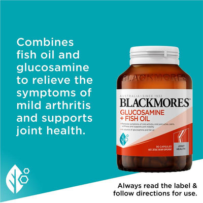Blackmores Glucosamine & Fish Oil Joint Supplement - 90 Capsules