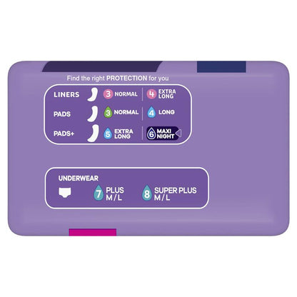 Always Discreet Maxi Night Level 6 Incontinence Pads, 6-Pads