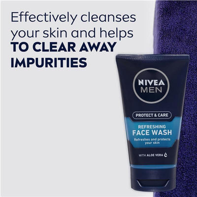 NIVEA Men Face Wash Protect & Care Refreshing 100ml