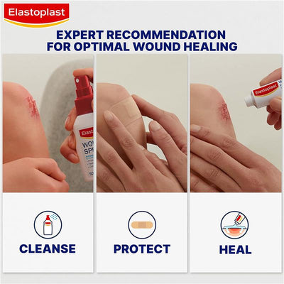 Elastoplast Flexible Fabric Strips - 100 Pack for Comprehensive Care