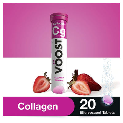 VOOST Marine Collagen Effervescent Tablets with Vitamin C - 20 Tablets
