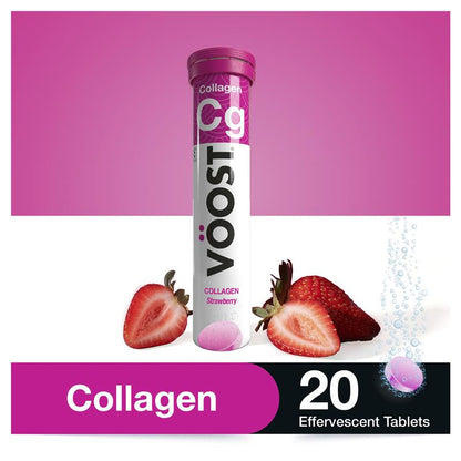 VOOST Marine Collagen Effervescent Tablets with Vitamin C - 20 Tablets