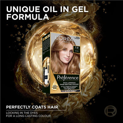 L'Oreal Paris Preference Vienna 7 Blonde - Permanent Hair Color