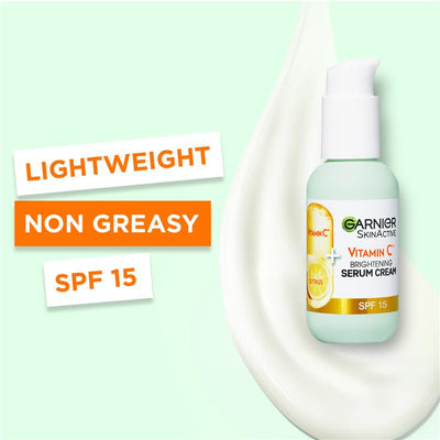 Garnier Skin Active Vitamin C Serum Cream 50ml - Brightening & Hydrating