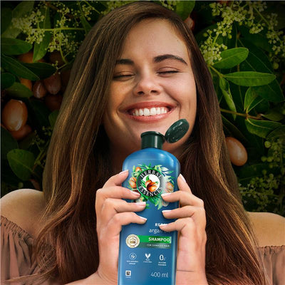 Herbal Essences Bio:Renew Repair Shampoo Argan Oil of Morocco 400ml - Nourishing Cleanser for Damaged Hair