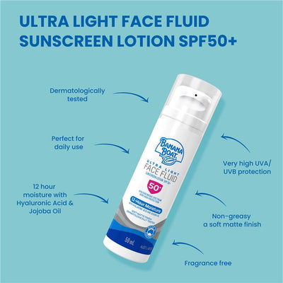 Banana Boat Ultra Light Face Fluid SPF 50+ - 50ml