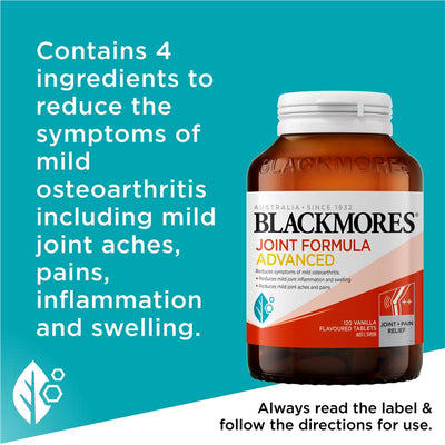 Blackmores Joint Formula Advanced 120 Tablets - Osteoarthritis Relief