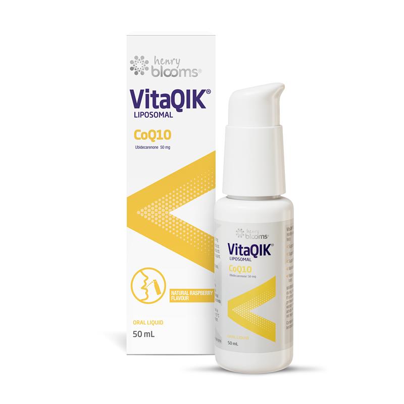 Henry Blooms VitaQIK Liposomal CoQ10 Sublingual Spray 50mL