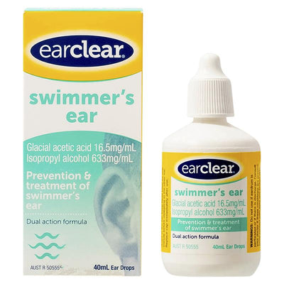 EarClear Swimmer's Ear Drops 40mL - Prevention & Treatment