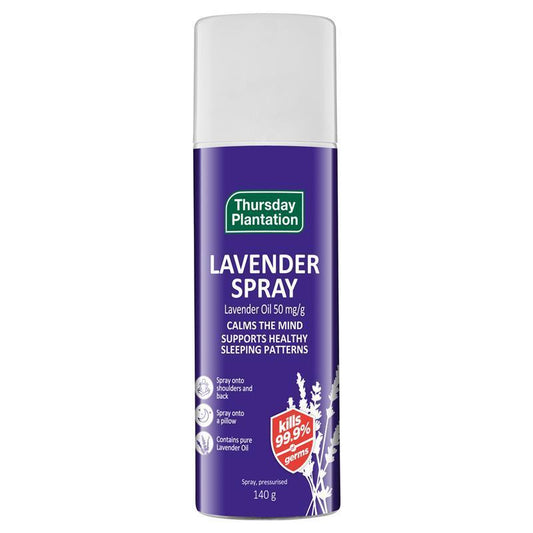 Thursday Plantation Lavender Spray 140g - Natural Sleep Aid & Relaxation-Auzzi Store