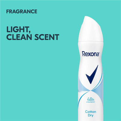 Rexona Women Cotton Dry Antiperspirant Deodorant 250ml
