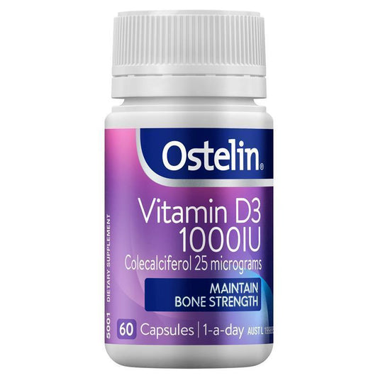 Ostelin Vitamin D3 1000IU - 60 Capsules for Bone & Immune Support – view 2