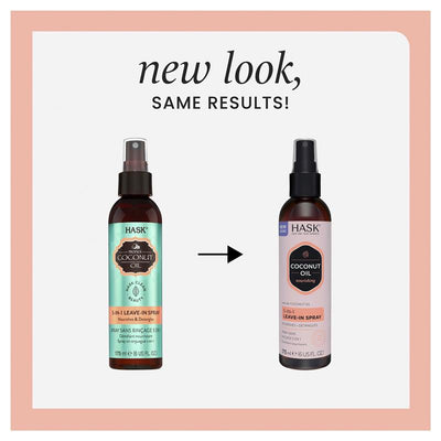Hask Coconut Oil 5-in-1 Leave-In Spray 175ml - Nourish, Detangle & Shine