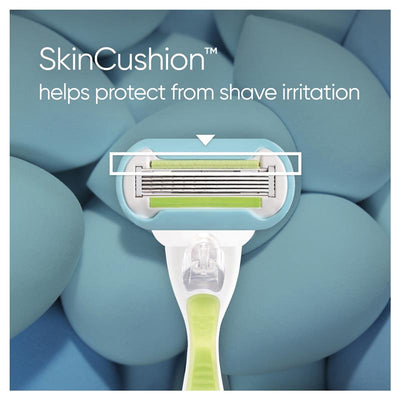 Gillette Venus Extra Smooth 5-Blade Razor Handle with 2 Refills