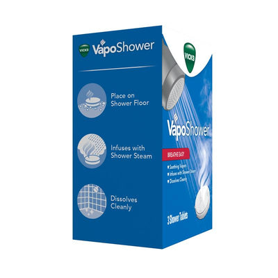 Vicks VapoShower Soothing Vapour Shower Tablets 3 Pack